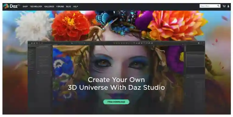 دز استودیو (Daz Studio)