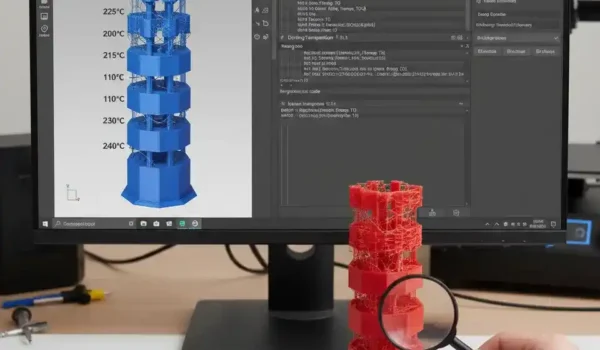 تنظیمات دما در Cura